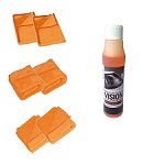 Lot de 6 chiffons microfibre + 1 dosette de 32 ml lave glace été concentré OFFERTE