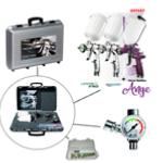 Mallette de pistolets de peinture IWATA SUPERNOVA LS400 et WS400 EVO + 1 pistolet AZ3 Impact design Ange offert (buse 1.6)