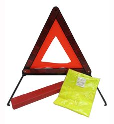 Ensemble de sécurité : triangle et gilet