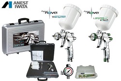OFFRE SPECIALE !!! Mallette de pistolets de peinture IWATA SUPERNOVA LS400 et WS400 EVO