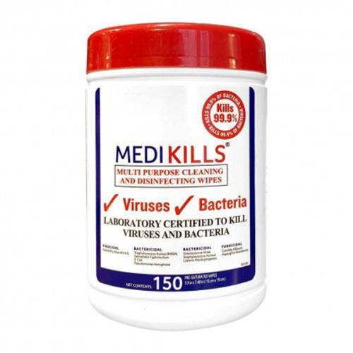 Boite de 150 Lingettes Virucides MEDI KILLS