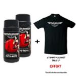 Lot de 2 boîtes de lingettes nettoyantes VULCANET avec chiffon microfibre + 1 T-Shirt Vulcanet Taille L offert