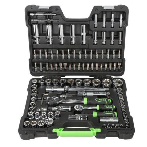 COFFRET À OUTILS 108 PIÈCES 6 PANS - CHROME