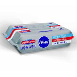 Carton de 12 Paquets de 100 Lingettes nettoyantes désinfectantes EN14476 Sleepy
