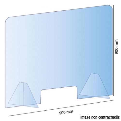 BARRIERE DE PROTECTION 900MM X 900MM EPAISSEUR 5MM