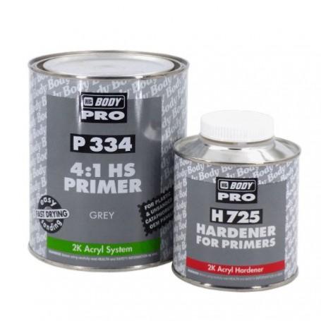 HB Body - Lot Apprêt P334 1 litre + Durcisseur H725 250 ml