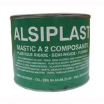 Mastic carrosserie bi-composants Alsiplast 1 L